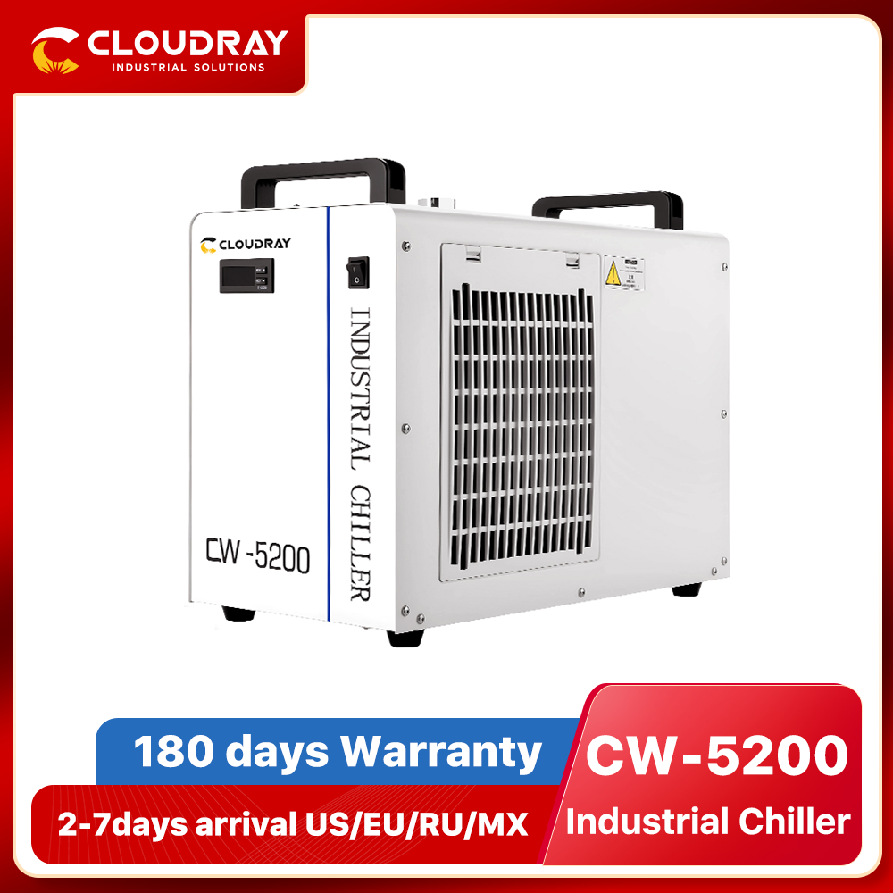 Laser Industrial Chiller - 클라우드레이 산업용 공냉식/수냉식 냉각기 50/60Hz CW5200