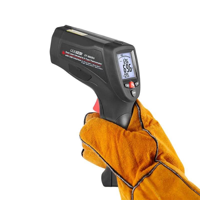 Industrial Laser Brands - 프리미엄 DT-8868H 전문 적외선 온도계 CEM
