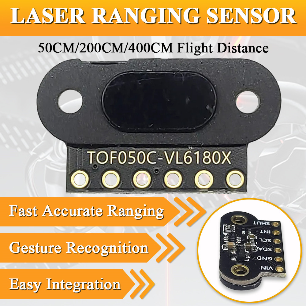 Industrial Laser Sensor - Arduino STM32 I2C 출력용 레이저 거리