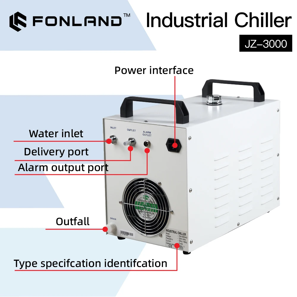 FONLAND JZ-3000 DG110V AG220V  - Laser Industrial Chiller 리뷰 및 가격