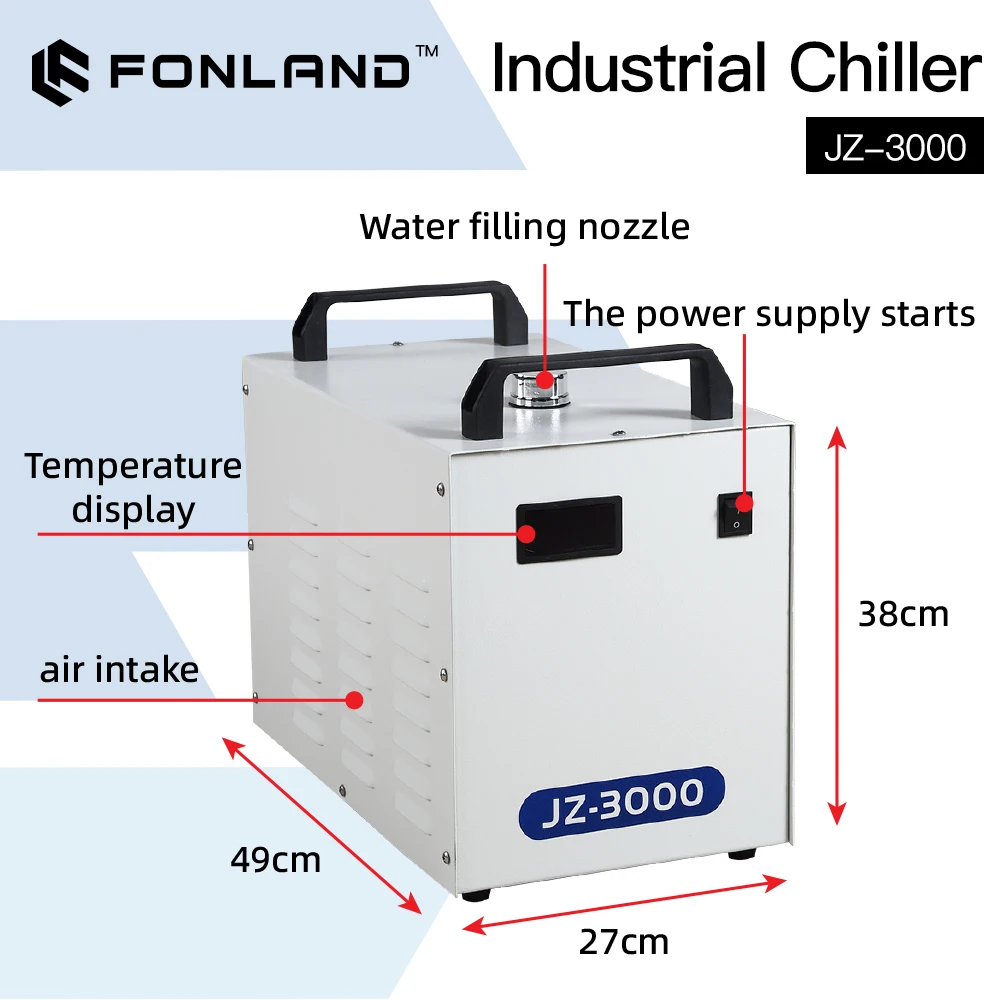 FONLAND JZ-3000 DG110V AG220V  - Laser Industrial Chiller 리뷰 및 가격