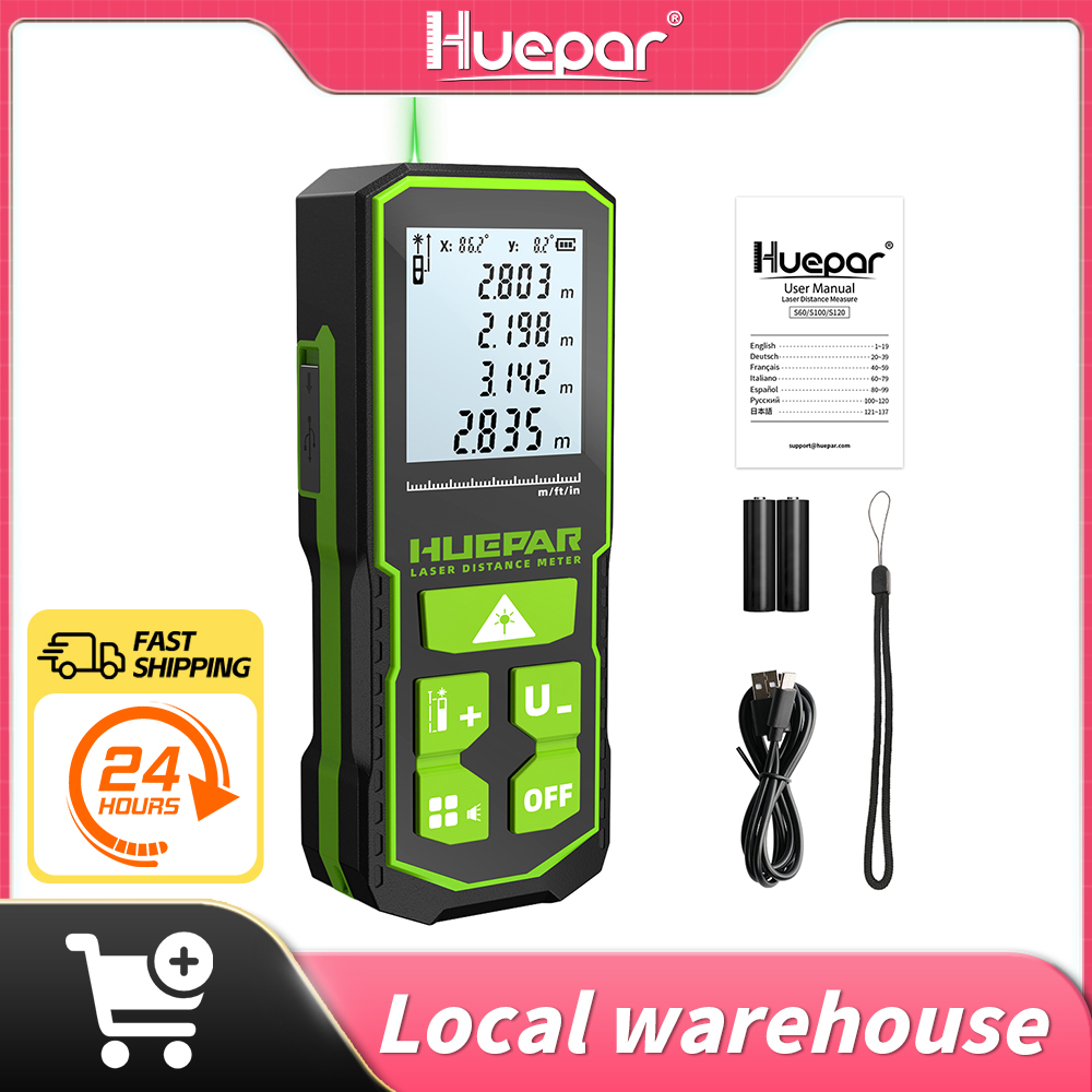 Huepar 레이저 거리 측정기 디지털 레이저 거리 계 - Industrial Laser Rangefinder 리뷰 및 가격
