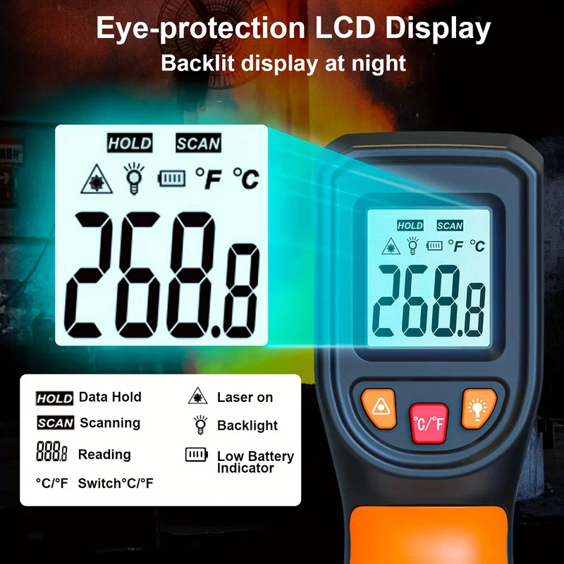 T600 T600A 적외선 온도계 레이저 온도 측정기  - Industrial Laser Blaster 리뷰 및 가격