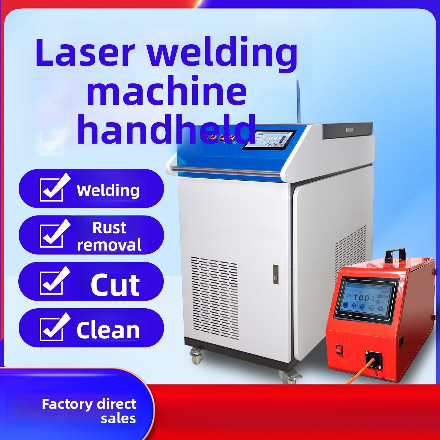 휴대용 산업용 완전 자동 4-in-1 스테인리스 금속  - Industrial Laser Rust Removal Machine 리뷰 및 가격