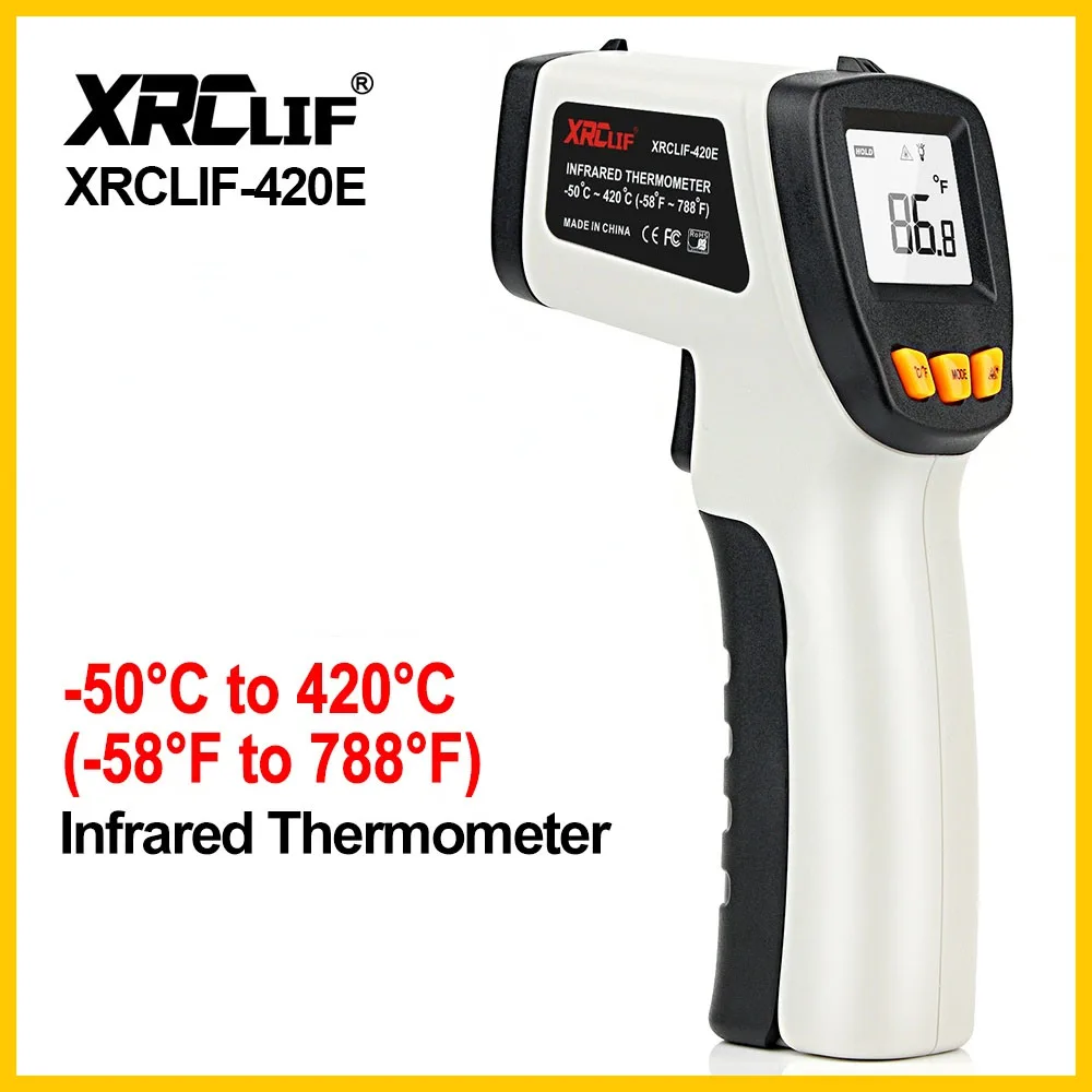 XRCLIF 비접촉 고온계 레이저 적외선 온도계, 계량 - Industrial Laser Thermometer 리뷰 및 가격