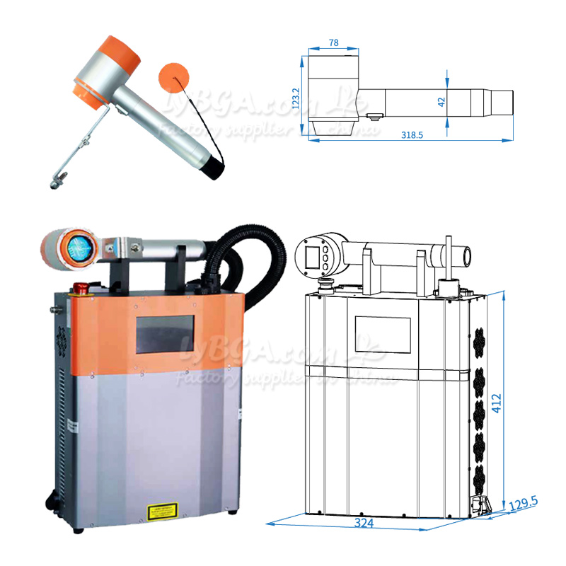LY-LCG100A 100W 펄스 레이저 클리닝 머신  - Industrial Laser Rust Removal Machine 리뷰 및 가격