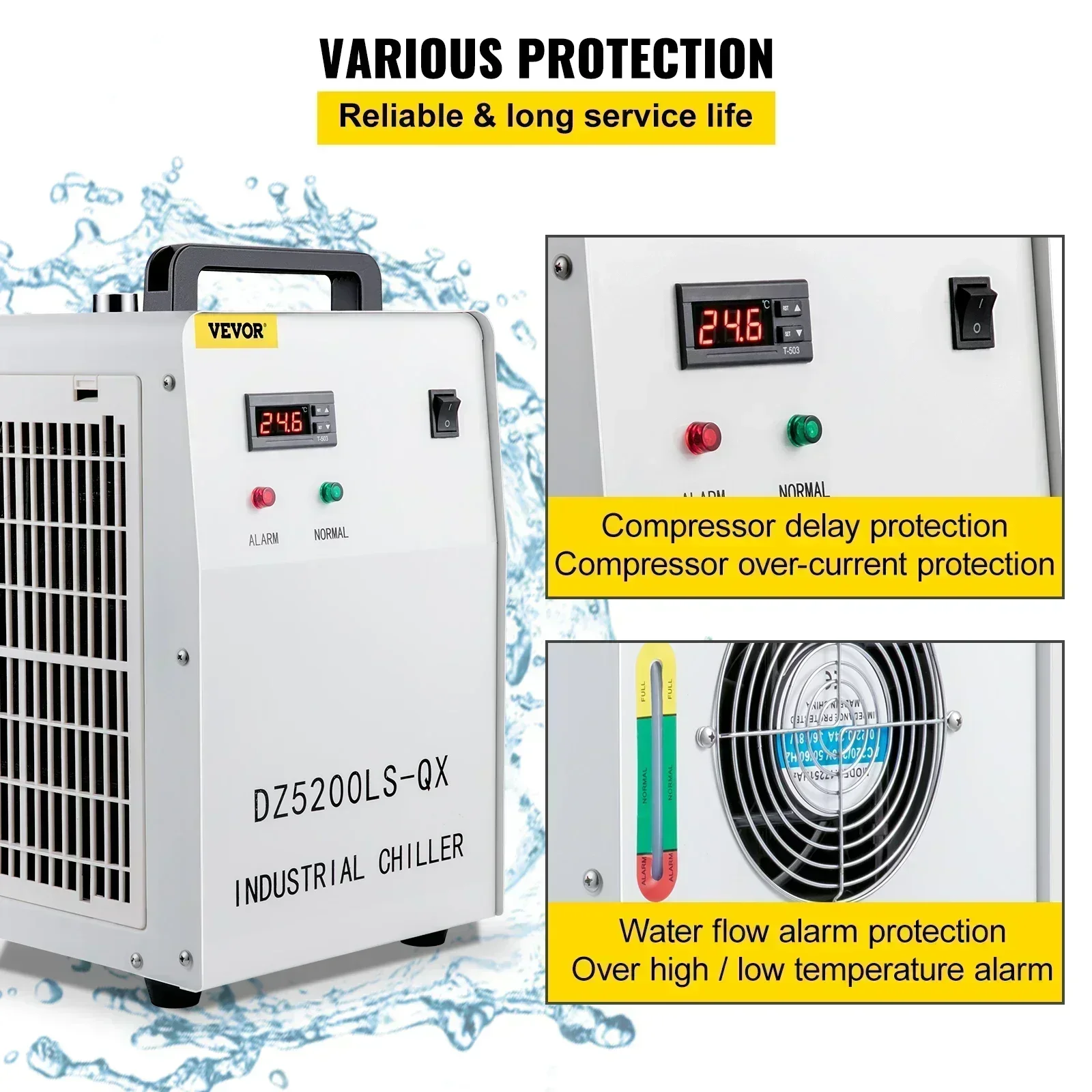 SIHAO CW-3000 산업용 CNC 레이저 조각기  - Laser Industrial Chiller 리뷰 및 가격