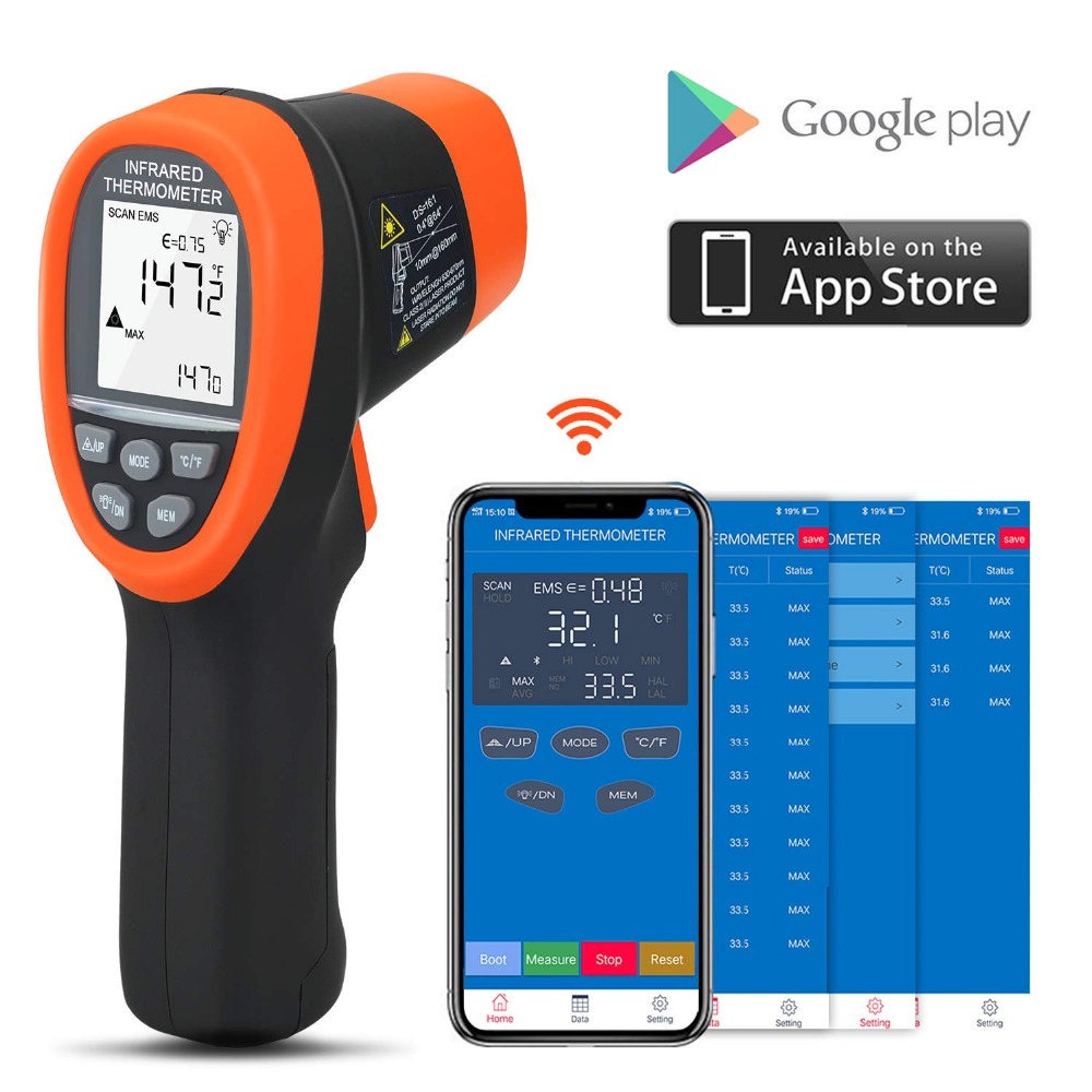 BTMETER 디지털 고온계 비접촉 IR 온도계 -58 - Industrial Laser Thermometer 리뷰 및 가격