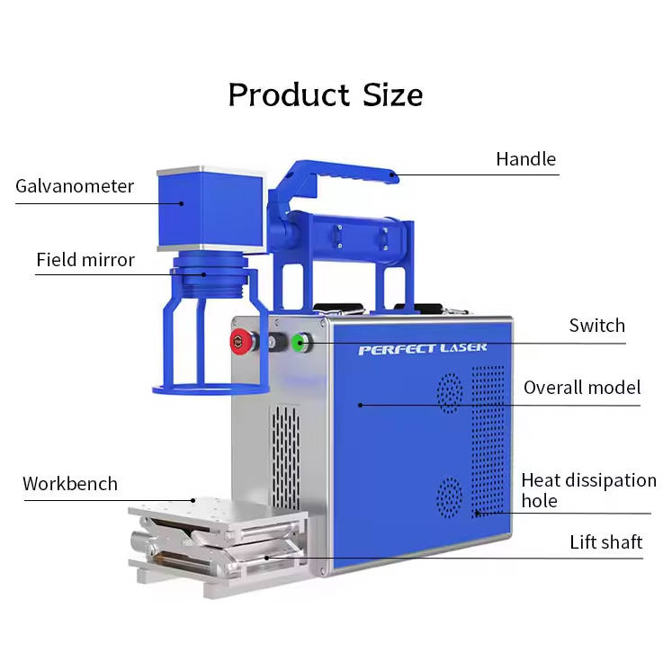 20W/30W/50W 휴대용 광섬유 레이저 마킹기, 산 - Industrial Laser Brands 리뷰 및 가격