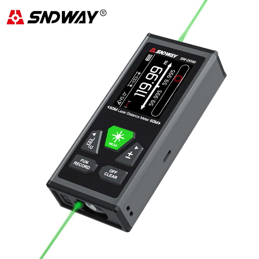 SNDWAY 듀얼 레이저 거리 측정기 충전식 양측 레이 - Industrial Laser Rangefinder 리뷰 및 가격
