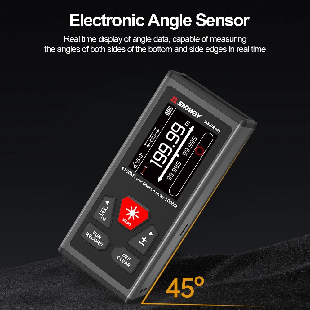 SNDWAY 듀얼 레이저 거리 측정기 충전식 양측 레이 - Industrial Laser Rangefinder 리뷰 및 가격