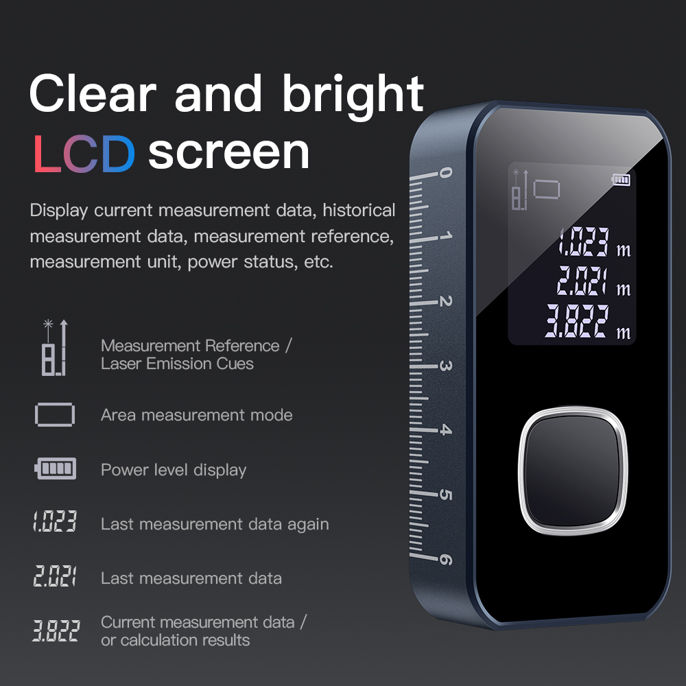 스마트 레이저 거리 측정기, LCD 디스플레이, 지능형 - Industrial Laser Rangefinder 리뷰 및 가격