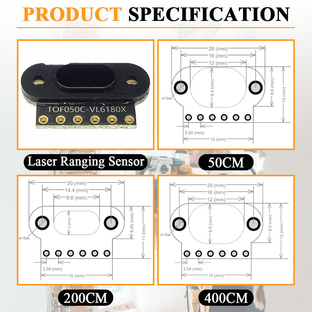 Arduino STM32 I2C 출력용 레이저 거리 측 - Industrial Laser Sensor 리뷰 및 가격